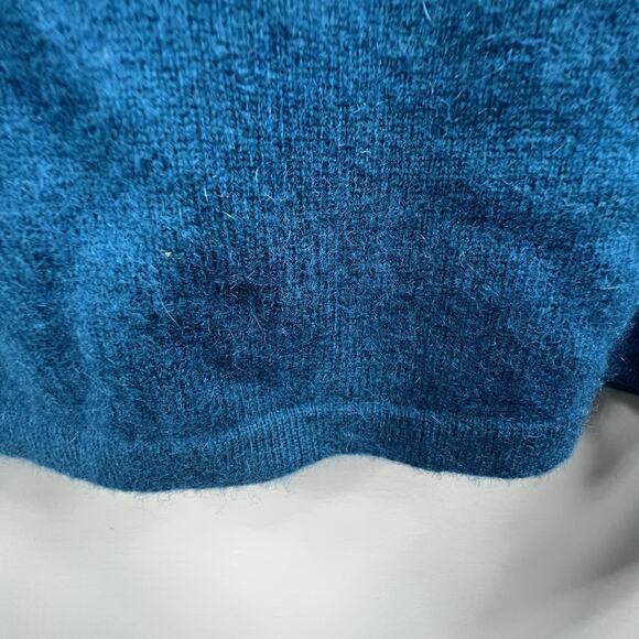 INC International Concepts Women's Teal 100% Cashmere Long Sleeve Sweater Size L - Picture 9 of 10
